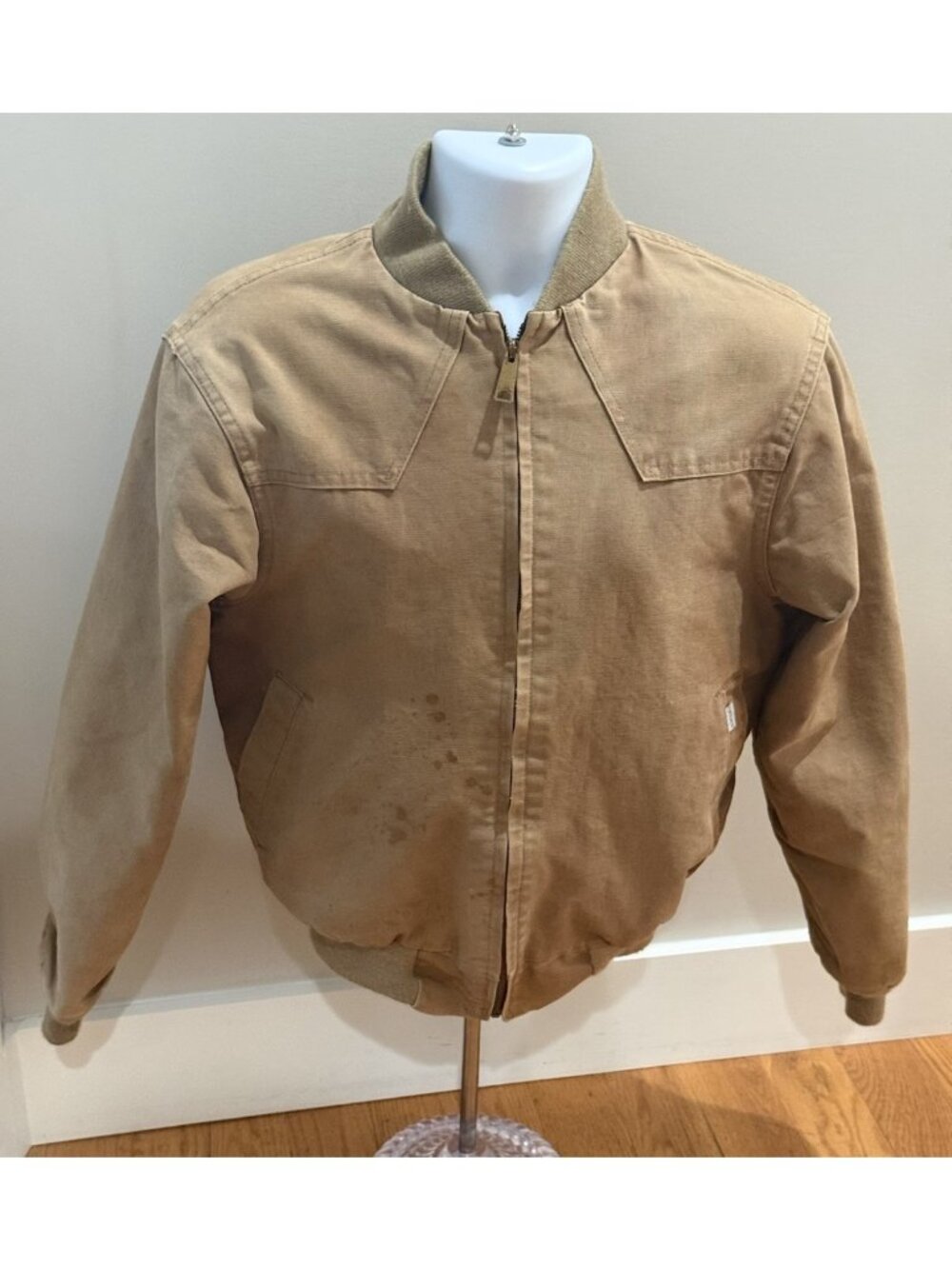 Rare Vintage Carhartt 1989 100 Anniversary Duck Medium Santa Fe Bomber Jacket